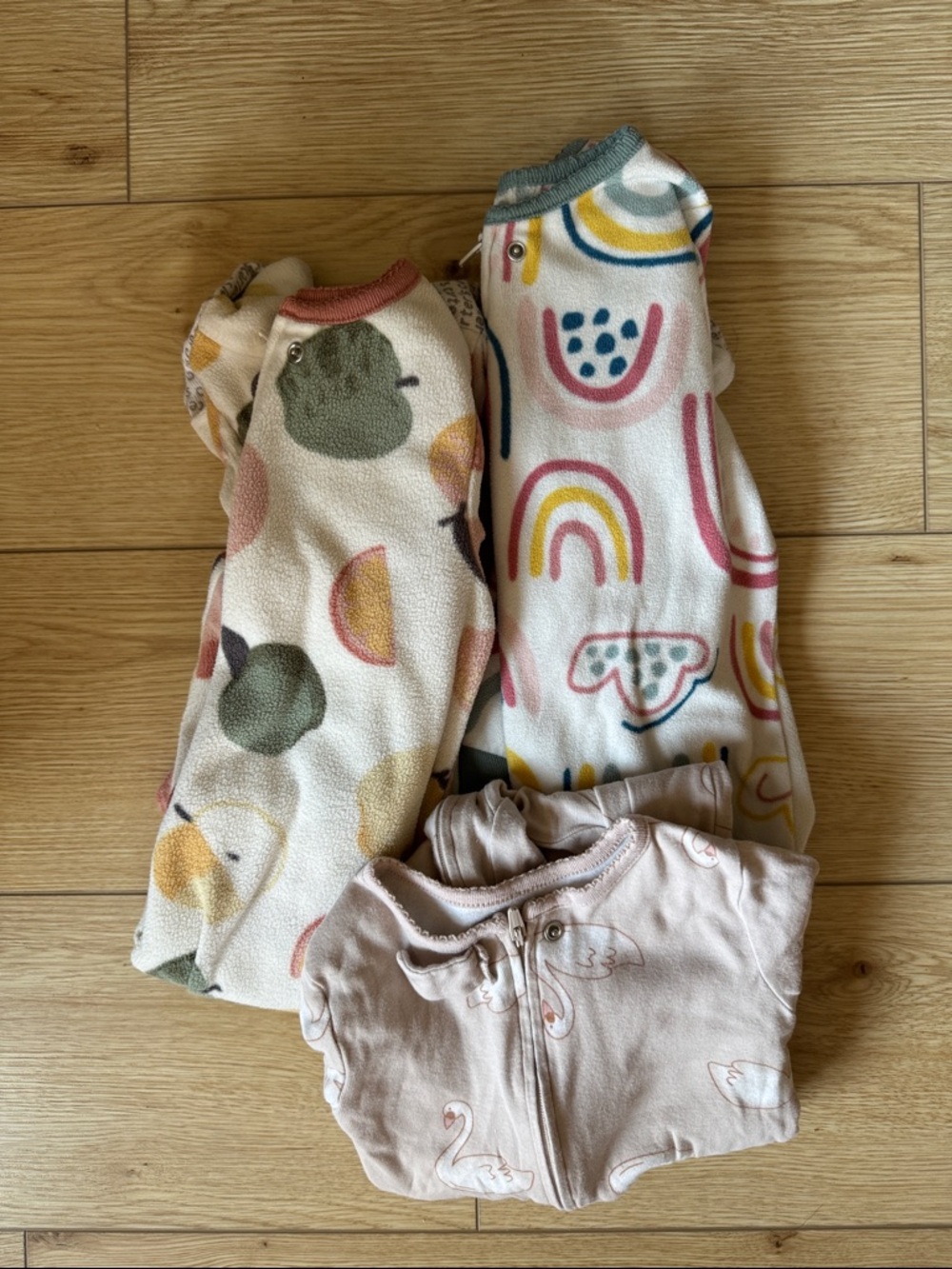 carters toddler girl pink sleeper pajamas